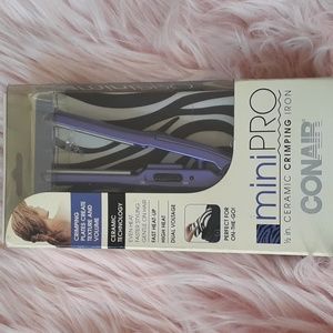 New Listing!! Brand New VINTAGE Conair MINIPRO 1/2" CERAMIC CRIMPING IRON